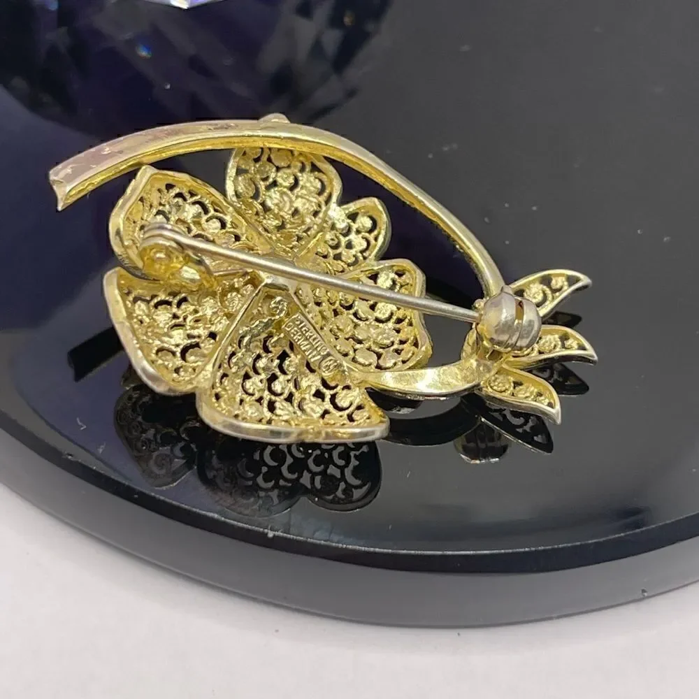 Vintage sterling German brooch